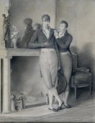 Zwei junge Männer, 1803-04